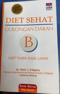 DIET SEHAT GOLONGAN DARAH B